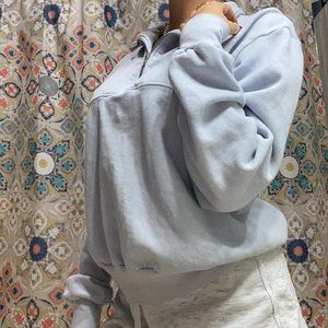 Brandy Melville Quarter Zip Pullover Sweatshirt